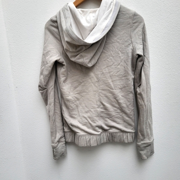 Lululemon sweater Harmonious HoodieHeathered Buff / Silver Spoon - Picture 7 of 14
